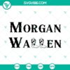 Morgan Wallen SVG Download Files: Country music singer silhouette in SVG format for crafting projects.