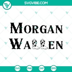 Morgan Wallen SVG Download Files: Country music singer silhouette in SVG format for crafting projects.