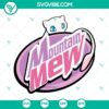 Mountain Mewtwo Pokemon SVG file with download options in PNG, EPS, and DXF formats for digital designs.
