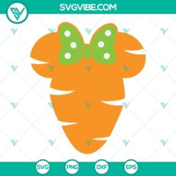 Mouse Ears Easter Carrots SVG Files, Easter Carrots SVG Image, Carrots SVG File