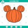 Mouse head pumpkins SVG image bundle perfect for fall and Halloween decorations. Include PNG files.