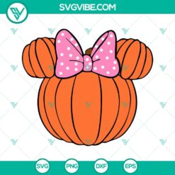 Mouse Head Pumpkins SVG Image Bundle, Pumpkin Fall Halloween SVG Image PNG 2