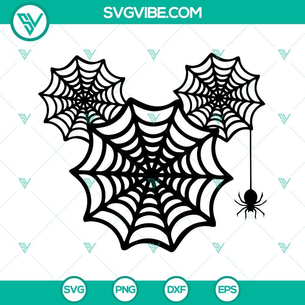 Mouse Spider Web Halloween SVG, Halloween Spider Web SVG Bundle Mouse Spider Web Halloween SVG File with Spider Web SVG Download Bundle for Halloween decorations.