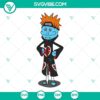Mr Meeseeks Akatsuki SVG files featuring Rick and Morty characters for Cricut, PNG, DXF, and EPS formats.