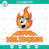 Muffin Meltdown blue fire digital SVG file for Cricut, featuring a unique and creative design. Download includes PNG, DXF, and EPS formats.