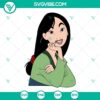 Mulan SVG files for Cricut, Disney Princess clipart design, Mulan SVG image for cutting machines in PNG DXF EPS formats.