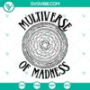 Doctor Strange themed SVG design featuring intricate magical circles, perfect for multiverse fans and digital crafting projects.