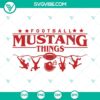 Football Mustang school spirit SVG file with intricate design, ideal for digital crafting projects. Download SVG files for personal use.