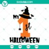 1st birthday Halloween SVG design for cut files in PNG, DXF, and EPS formats. Perfect for spooky celebrations.