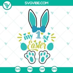 My 1st Easter SVG image bundle featuring adorable my first Easter designs, perfect for crafting projects.