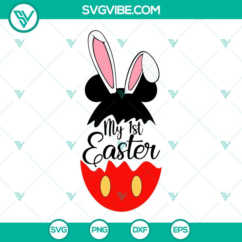 my-1st-easter-svg-mickey-minnie-bunny-svg-easter-eggs-svg-easter-baby-svg-png-dxf-eps-files-6-mockup.jpg My 1st Easter SVG Files, Mickey Minnie Bunny SVG Image, Easter Eggs SVG File, 1