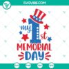 My 1st Memorial Day and Fourth of July SVG file, perfect for crafting projects.