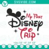 Disney-themed embroidery designs for family vacation, perfect for first Disney trip project.