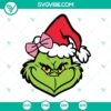 Personalized Grinch SVG with "My Grand Kids Stole My Heart" design, custom name feature. Ideal for crafts, t-shirts, and gifts. Download now!
