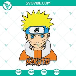 Naruto SVG files with Cricut and Silhouette clipart, PNG, DXF, EPS vector design for crafting projects.