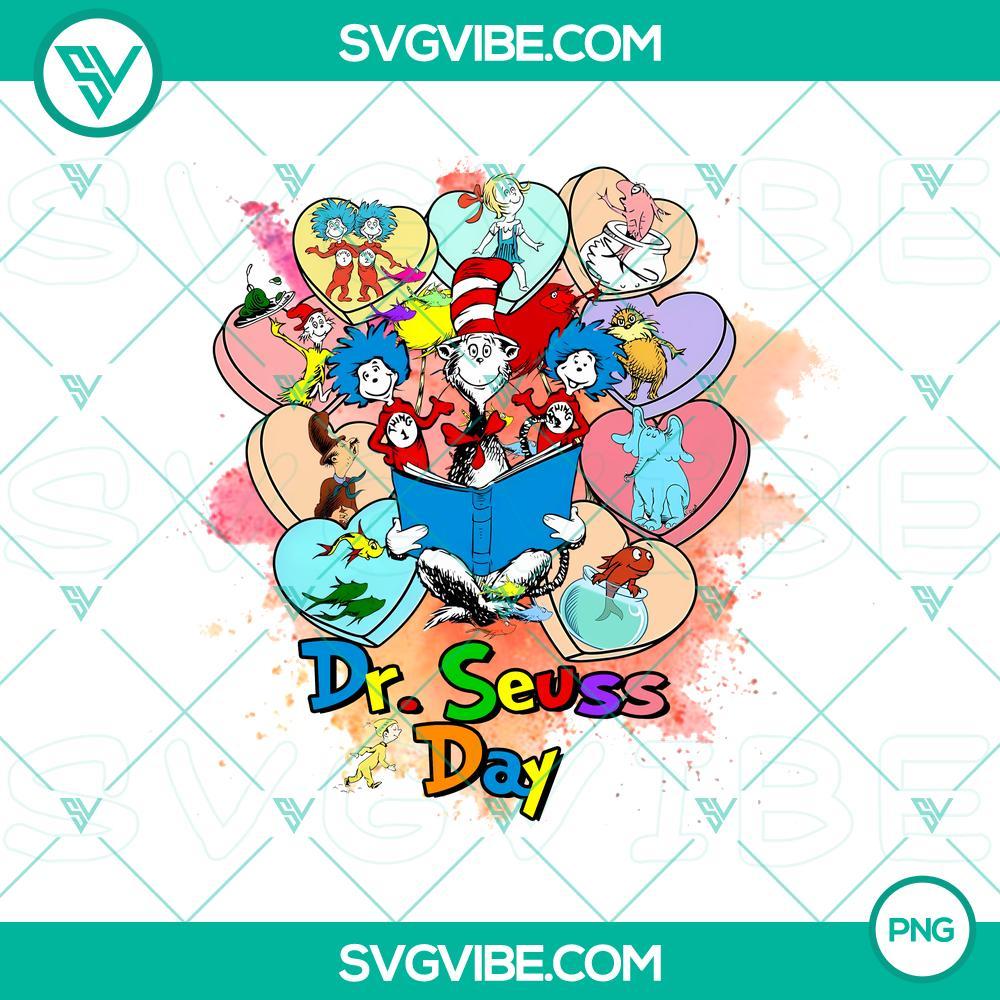 National Read Across America Day PNG Files, Dr Seuss Heart PNG Image, Dr Seuss Day PNG Image National Read Across America Day PNG files with Dr Seuss heart design for celebrating Dr Seuss Day.