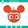 Nemo themed Mouse Ears SVG images PNG DXF EPS cut files for craft projects and DIY Disney apparel.