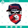 New England Patriots Skull SVG images for Patriots football fans, available in PNG, DXF, and EPS formats.