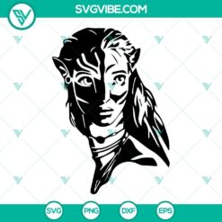 Neytiri Avatar 2 SVG download for Cricut machines, featuring a high-quality design in PNG, DXF, and EPS formats.