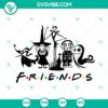 Nightmare Before Christmas and Halloween Friends themed SVG download, perfect for spooky digital crafting projects.