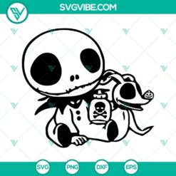 Nightmare Before Christmas SVG Images Bundle, Jack Skellington SVG File 9