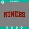 San Francisco 49ers football SVG file with team logo and design elements for download.