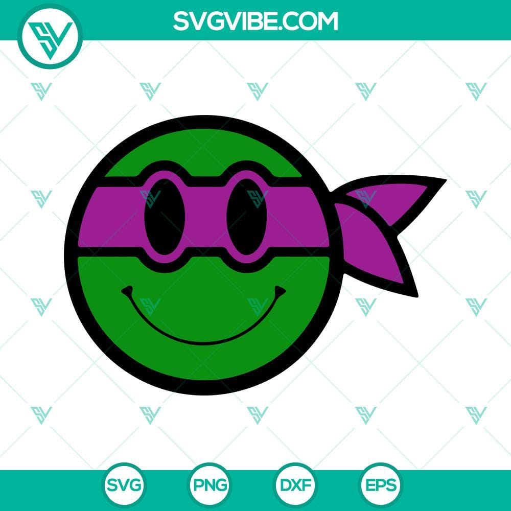 ninja-turtes-smiling-face-svg-cute-teenage-mutant-ninja-turtles-svg-png-dxf-eps-cricut-files-1-mockup-1.jpg Ninja Turtles smiling faces SVG design, cute Teenage Mutant Ninja Turtles characters on white background.