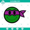 Smiling Teenage Mutant Ninja Turtles SVG file, cute design for digital products. energizing.png.