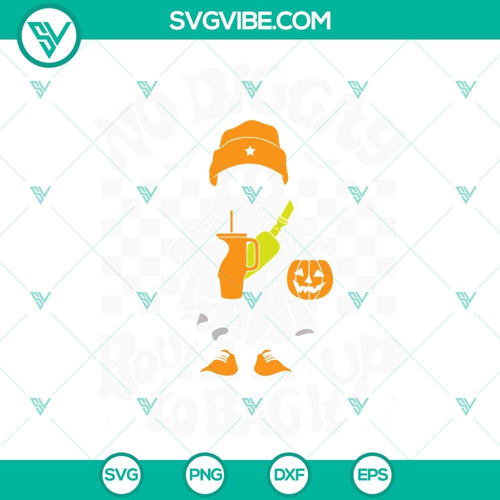 No Diggity Bout To Bag It Up SVG, Spooky Boo Stanley SVG PNG DXF EPS Files No Diggity Bout To Bag It Up SVG files featuring Spooky Boo Stanley, perfect for Halloween crafts, in PNG and DXF formats.