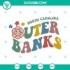 North Carolina Outer Banks SVG files with Retro Pogue Life design, OBX SVG file, perfect for crafting projects.