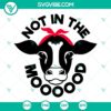Cow bandana SVG download with heifer and funny design, perfect for crafts.