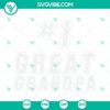 Number 1 Great Grandpa SVG design for Father’s Day with a modern and trendy look, perfect for creating personalized gifts.
