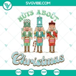 Nutcracker SVG file with three festive nutcracker designs for Christmas, ideal for crafting projects and decorations.