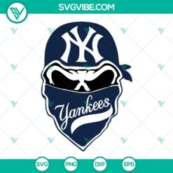 Ny Yankees Logo SVG Images Bundle, NY Logo SVG Images, New York Yankees Skull 3