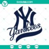 NY Yankees logo SVG file with New York Yankees design in PNG, DXF, EPS format for DIY projects.