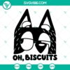 Bluey SVG images featuring Bandit Heeler design in PNG, DXF, and EPS file formats for digital crafting projects.