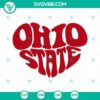 Ohio State themed heart design in SVG, PNG, DXF, and EPS formats. Perfect for crafting projects.