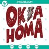 Oklahoma Leopard Lightning Bolt SVG Cut Files with PNG, DXF, and EPS formats for crafting projects.
