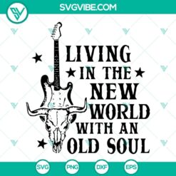 Oliver Anthony New World Old Soul Country digital album cover with vintage charm and modern twist, featuring the artist in a rural setting.