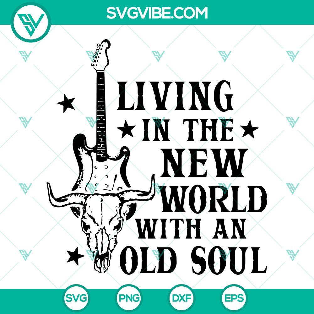oliver-anthony-living-in-the-new-world-with-an-old-soul-country-music-svg-png-dxf-eps-cricut-3-mockup.jpg Oliver Anthony New World Old Soul Country digital album cover with vintage charm and modern twist, featuring the artist in a rural setting.