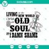 Oliver Anthony SVG Download - Living in the New World Old Soul design. Ideal for digital projects.