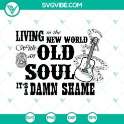 Oliver Anthony SVG Download - Living in the New World Old Soul design. Ideal for digital projects.