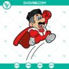 Omni-Man Super Mario SVG images for download in PNG, DXF, EPS format. Unique superhero mashup design elements.