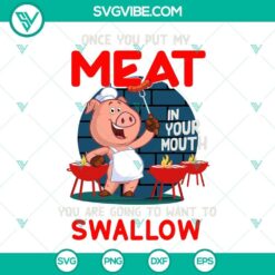 Funny and provocative meat-themed digital art with bold typography for food lovers and grill enthusiasts.