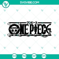 One Piece SVG images featuring Straw Hat Pirates, Anime SVG File with PNG, DXF, EPS formats for digital crafting projects.