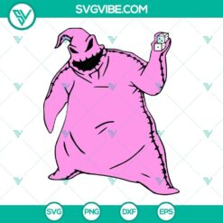 Pink Oogie Boogie SVG Bundle with Nightmare Before Christmas themed images. Ideal for crafts and digital projects.