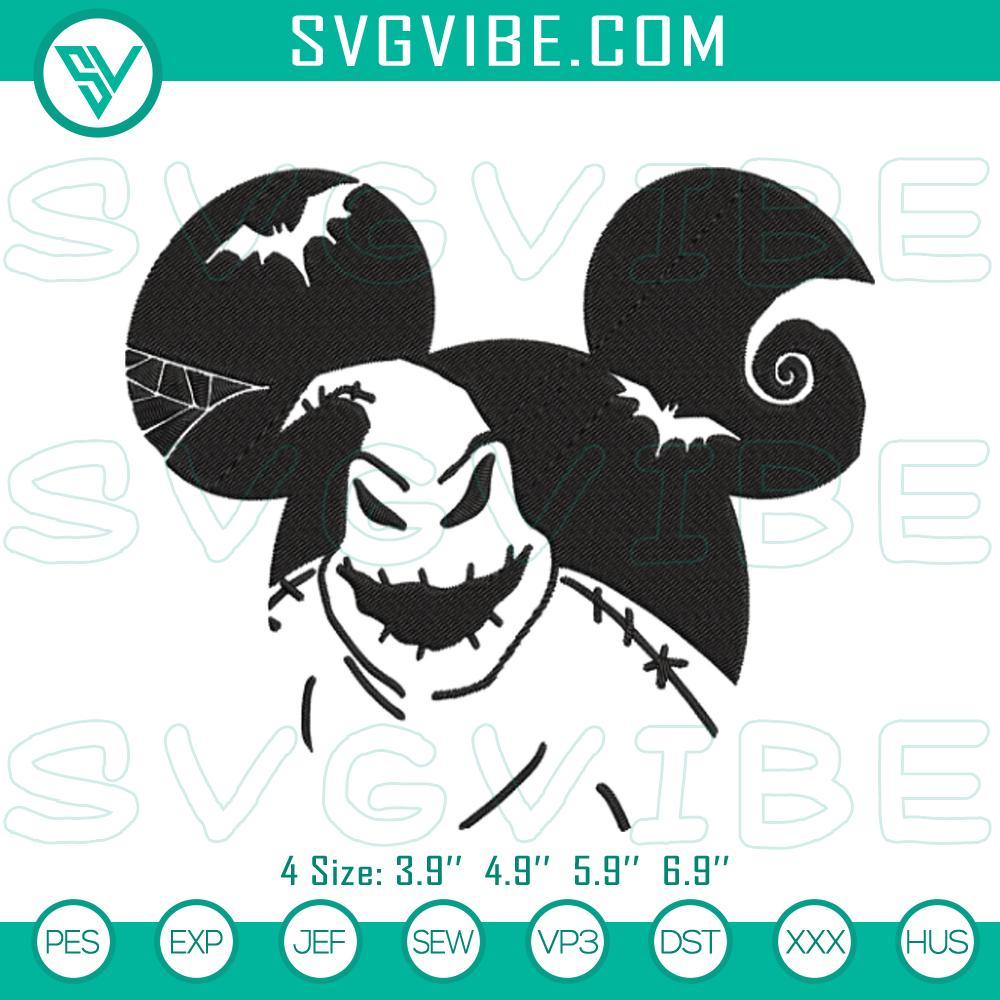 oogie-boogie-mouse-ears-embroidery-designs-nightmare-before-christmas-embroidery-files-mockup.jpg Oogie Boogie Mouse Ears embroidery designs, Nightmare Before Christmas pattern with spooky character, suitable for themed clothing and accessories.