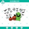 Oogie Boogie Starbucks Cup and Jack Skellington Pumpkin King SVG design for Halloween. Download spooky SVG file.