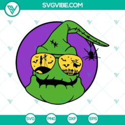Oogie Boogie sunglasses SVG files, Halloween SVG download inspired by Nightmare Before Christmas.