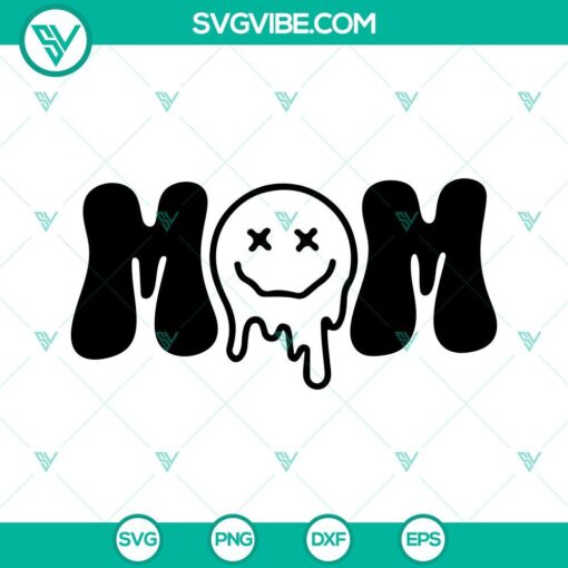 Overstimulated Moms Club SVG bundle with 3 designs featuring a dripping mom SVG file. Ideal for crafts and DIY projects.